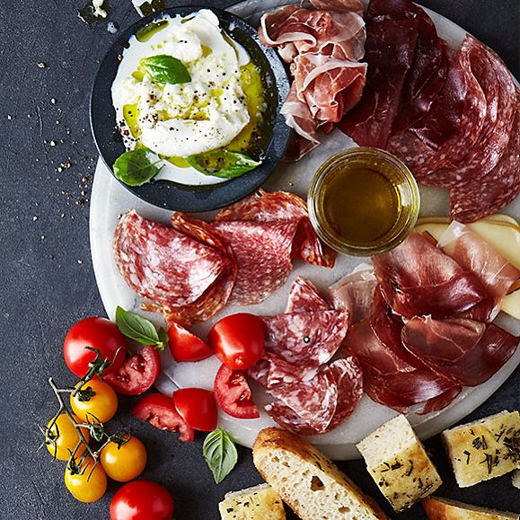 A selection of antipasti