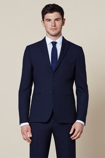 Modern slim fit mens suit
