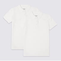 white polo school uniform