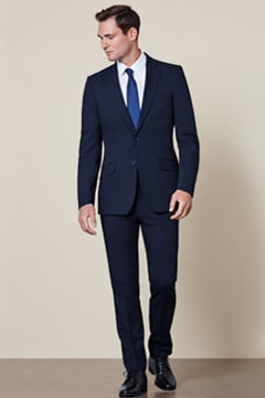 Man wearing slim suit