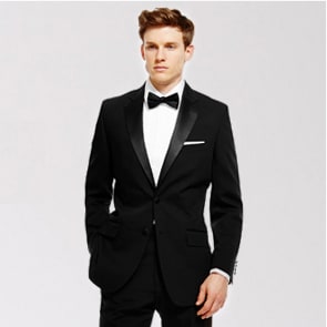 Man wearing formal dinner suit