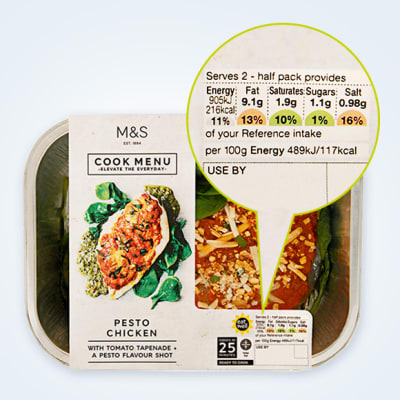 Food Labelling M&S Health M&S