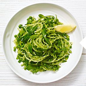 SPRING GREEN SPIRALISED COURGETTE SALAD
