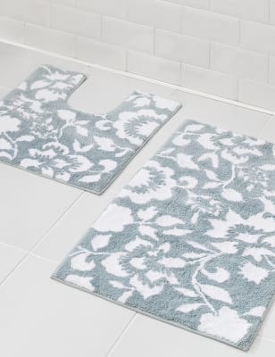 Eve Floral Bath & Pedestal Mats | M&S