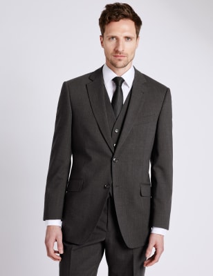 Charcoal Regular Fit Suit