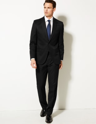 Black Regular Fit Suit