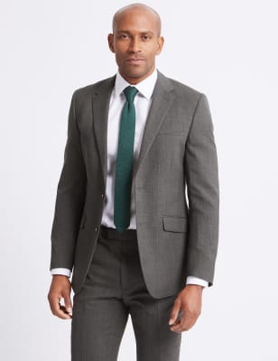 Grey Regular Fit Suit