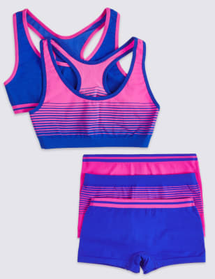 Seamfree Crop Tops & Shorts Set