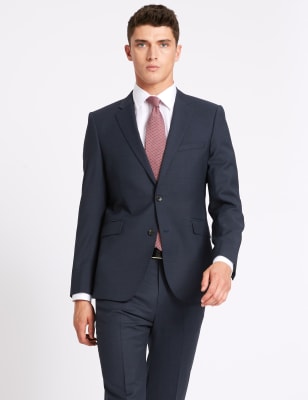 Indigo Tailored Fit Wool Suit