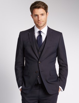 Blue Slim Fit Suit