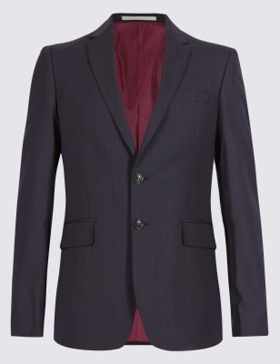 Blue Slim Fit Suit