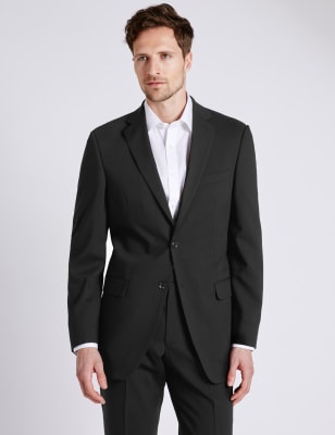 Big & Tall Black Regular Fit Suit