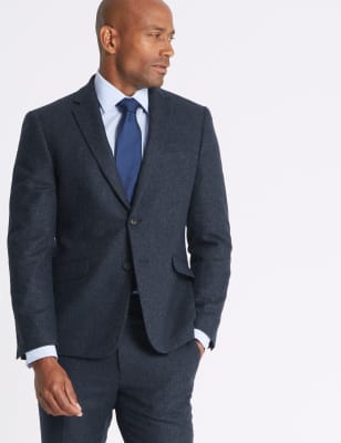 Textured Slim Fit Suit