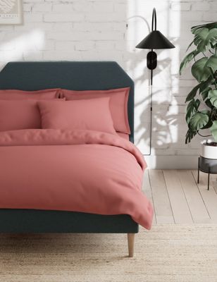 

M&S Collection Cotton Rich Bedding Set - Clay, Clay