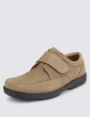 Extra Wide Fit Leather Shoes with Airflex&trade;