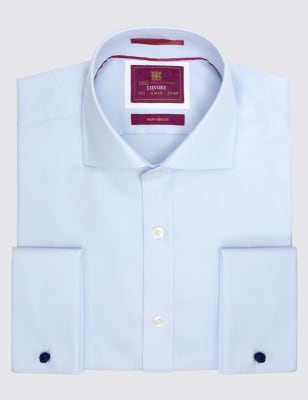 2in Longer Pure Cotton Easy to Iron Shirt