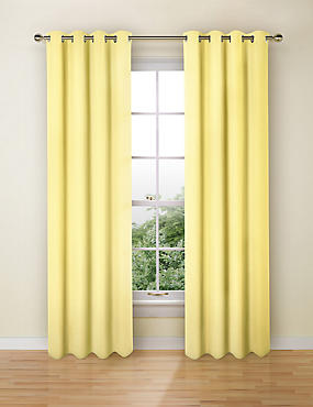Yellow Ready Made Curtains | M&S
