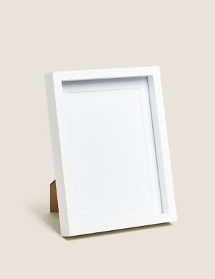 

M&S Collection Wood Photo Frame 5x7 inch - White, White