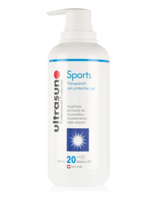 Sports Transparent Sun Protection Gel SPF20 400ml