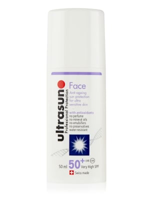 Very High Protection Face Sun Cream for Ultra Sensitive Skin SPF50+ 50ml