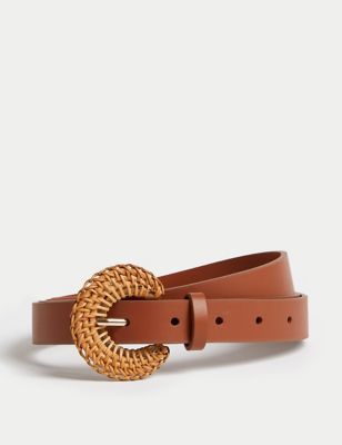 

Womens M&S Collection Buckle Belt - Tan, Tan