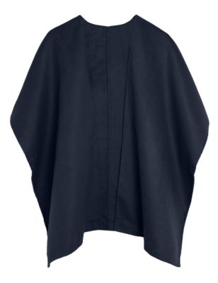 

Womens M&S Collection Woven Split Front Poncho - Navy, Navy