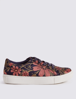 floral print trainers