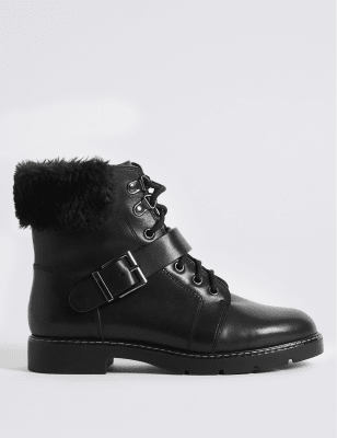 wide fit ankle boots m&s