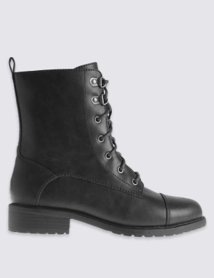 wide fit ankle boots m&s