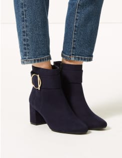 wide fit ankle boots m&s