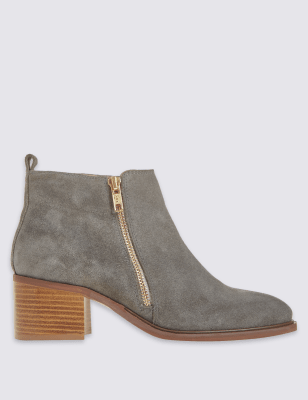 grey ankle boots m&s