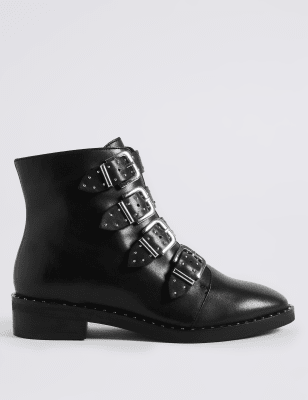 m and s block heel ankle boots