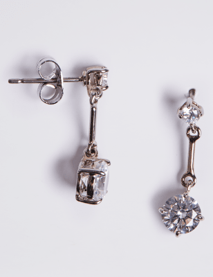 heart shaped leverback earrings