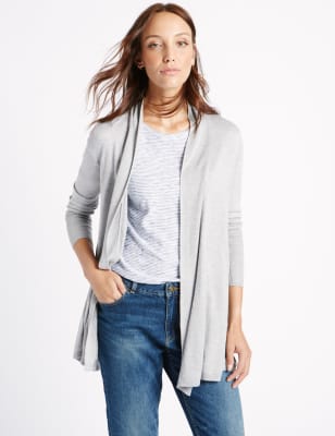 Trapeze Slinky Cuff Cardigan