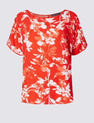 m&s floral shirt