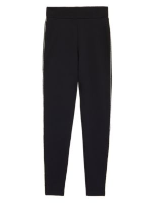 

Womens M&S Collection Embellished High Waisted Leggings - Black, Black