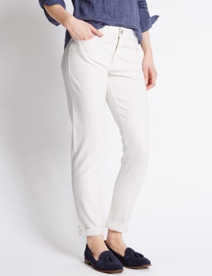 m&s relaxed slim crop jeans