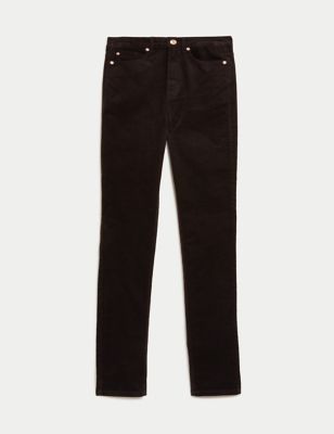 

Womens M&S Collection Sienna Corduroy Straight Leg Trousers - Bitter Chocolate, Bitter Chocolate