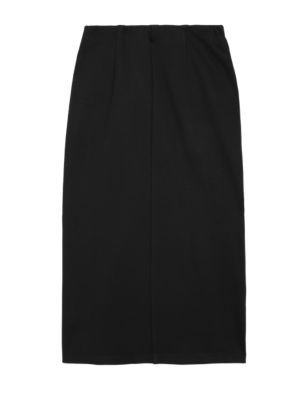 

Womens M&S Collection Jersey Midaxi Pencil Skirt - Black, Black