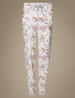 ladies cuffed pyjama bottoms