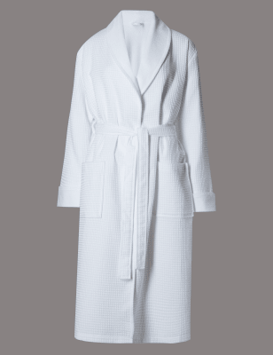 marks and spencer waffle robe