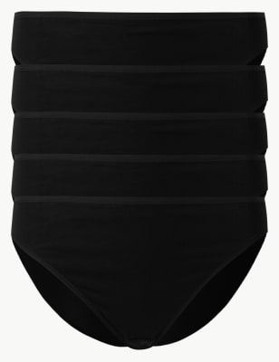 Terracotta spot mesh high leg knicker 6 1