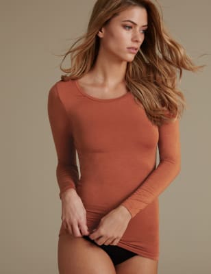m&s thermal tops for ladies