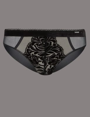Flock Brazilian Knickers