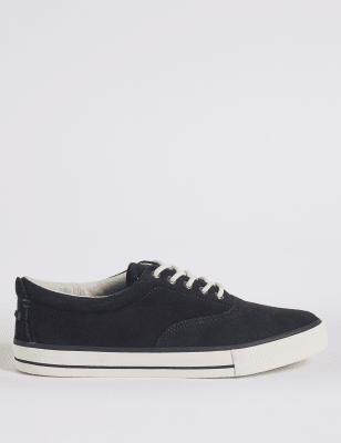 Suede Oxford Lace-up Shoes