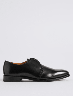 Leather Lace-up Derby Shoes