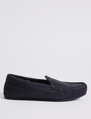 Suede Moccasin Slippers with Thinsulate &trade;