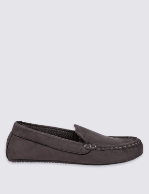 Suedette Slip-on Slippers