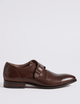 Leather Single Strap Monk Shoe