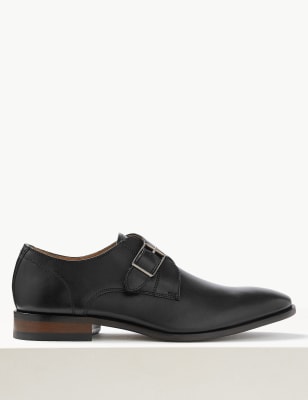 Leather Single Strap Monk Shoe